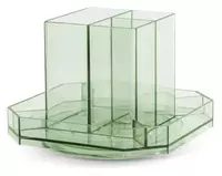  Deli ish yuritish uchun organizator 7 ta bolim  aylanuvchi  kartalar. paket (m. - 8942-gn) Yashil/shaffof - 