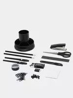  Органайзер с канцелярскими принадлежностями Office Sunlit  15 предметов  вращ.  карт. уп. (Арт. - 155-DSO) Черный - 