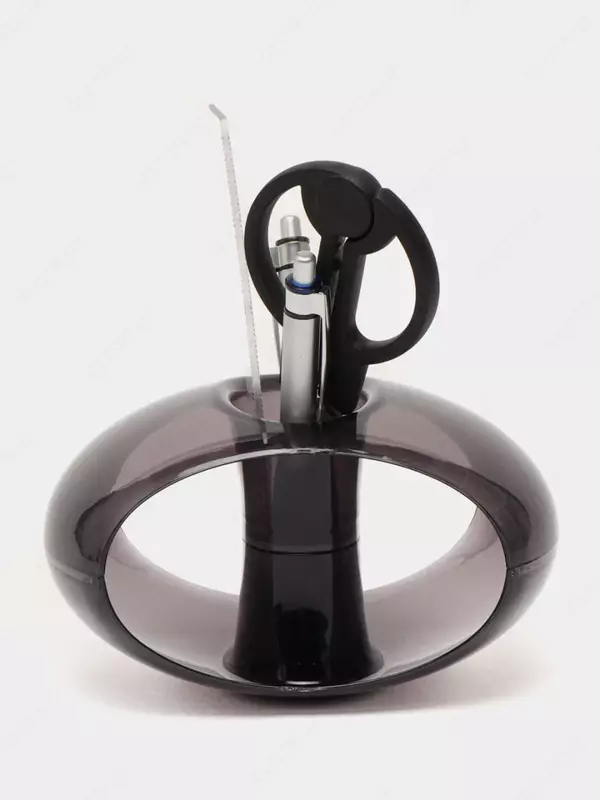 Органайзер для канцелярских принадлежностей O-Life 5 предметов  стац  карт. уп. (Арт. - 353-Sbk) Черный