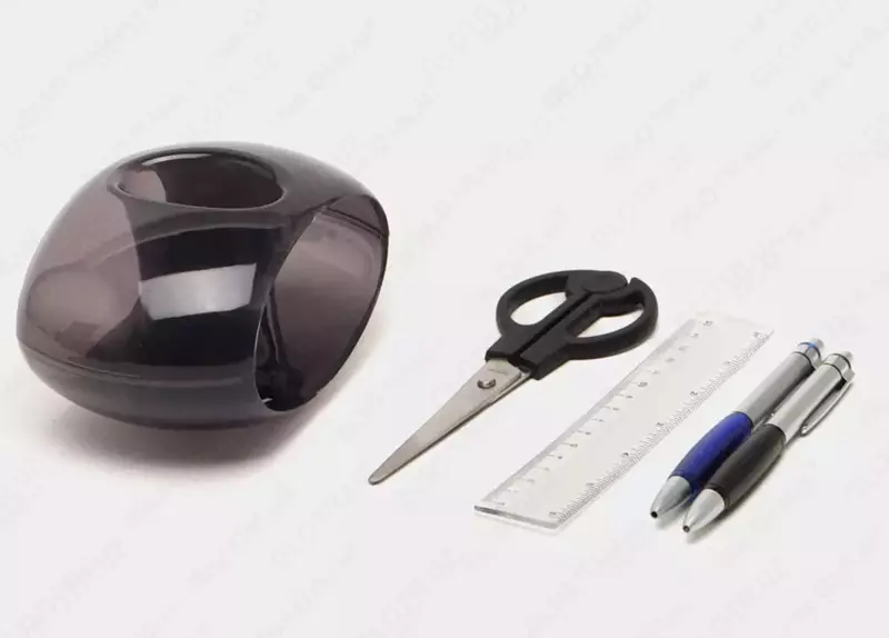  Органайзер для канцелярских принадлежностей O-Life 5 предметов  стац  карт. уп. (Арт. - 353-Sbk) Черный - 