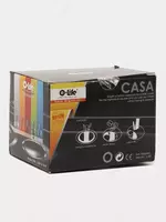   Органайзер для канцелярских принадлежностей O-Life 5 предметов  стац  карт. уп. (Арт. - 353-Sbk) Черный