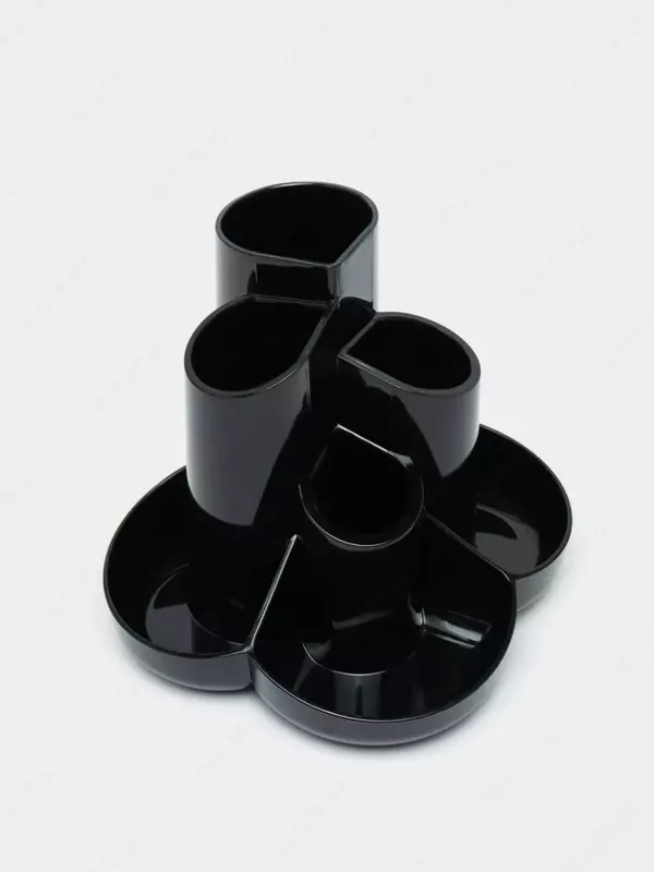   Органайзер для канцелярских принадлежностей O-Life 9 предметов  стац  карт. уп. (Арт. - 357-Sbk) Черный