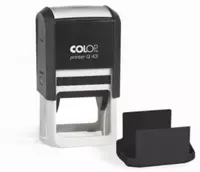 Штемпельная оснастка для квадратной печати Colop Printer Q43 (чр/сн)  43 х 43 мм (Арт. - 103200) Черная