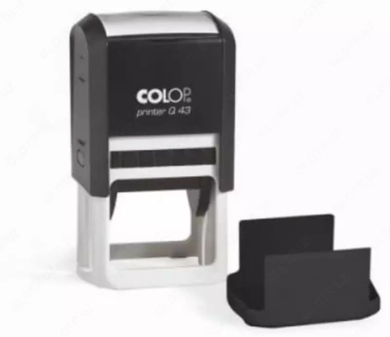 Штемпельная оснастка для квадратной печати Colop Printer Q43 (чр/сн)  43 х 43 мм (Арт. - 103200) Черная