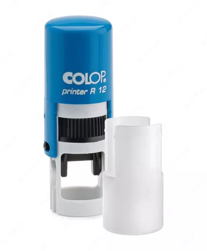  Штемпельная оснастка для круглой печати Colop Printer R12 (чр/сн)  d 12 мм (Арт. - 151218) Ассортимент - 