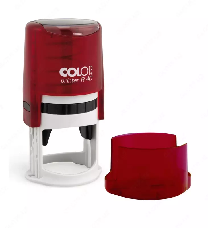 Штемпельная оснастка для круглой печати Colop Printer R40 (сн)  d 41.5 мм (Арт. - 139163) Рубин