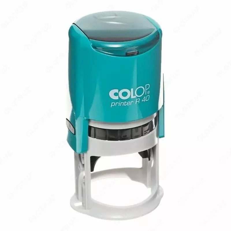 Dumaloq shtamp uchun shtamp uskunalari Colop Printer R40N (sn)  d 41 5 mm (Art. - 139161) Turkuaz