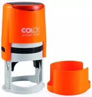 Штемпельная оснастка для круглой печати Colop Printer R40N (сн)  d 41.5 мм (Арт. - 152393) Оранжевый неон