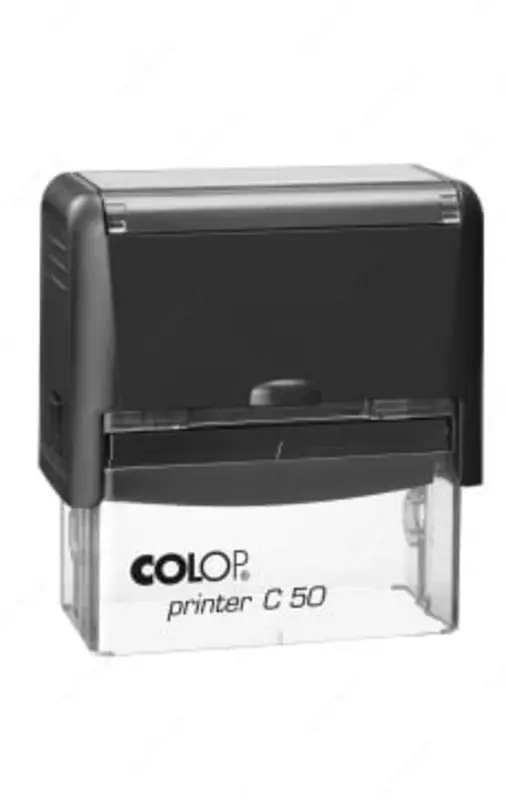 Штемпельная оснастка для прямоугольной печати Colop Printer С50 (чр/сн)  30 х 69 мм (Арт. - 164418) Ассортимент