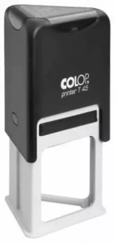 Штемпельная оснастка для треугольной печати Colop Printer Т45 (чр/сн)  45 х 45 х 45 мм (Арт. - 133549) Черная