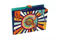 Папка - картотека Berlingo Groovy  5 отд.  А4  325 х 245 х 10 мм  600 мкм (Арт. - XF4_05S15) Цветная