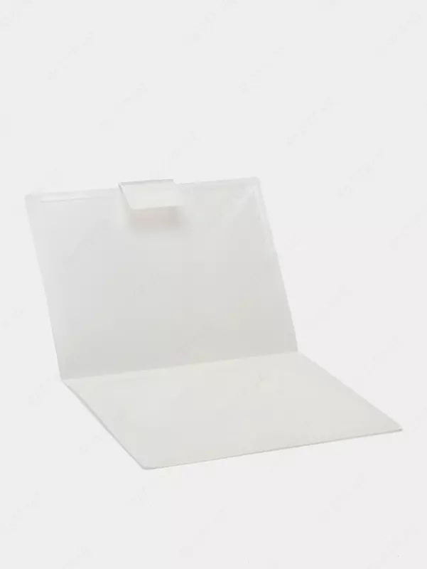   Deli fayl papkasi  plastmassa  2 bolim  A4/A3 (Art. - 72615) Oq