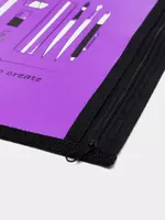   Папка для канцелярских принадлежностей Феникс+ А5  1 отд.  пластик  257 х 207 мм (Арт.- 46710) Сиреневая