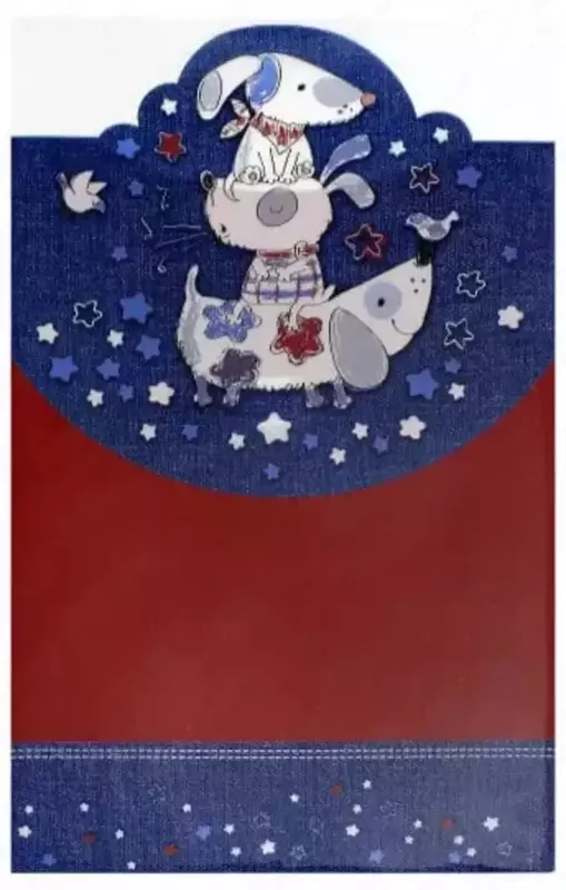 Папка для тетрадей Феникс+ Зверушки  1 отделение  А4  25 х 33 см  заст. липучка (Арт.- 47022) Цветная