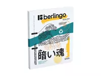 Пластиковая папка для документов Berlingo Glyph  2 D-кольца.  24 мм  А4  600 мкм  внутр. карман (Арт. - RB4_2DS11) Цветная