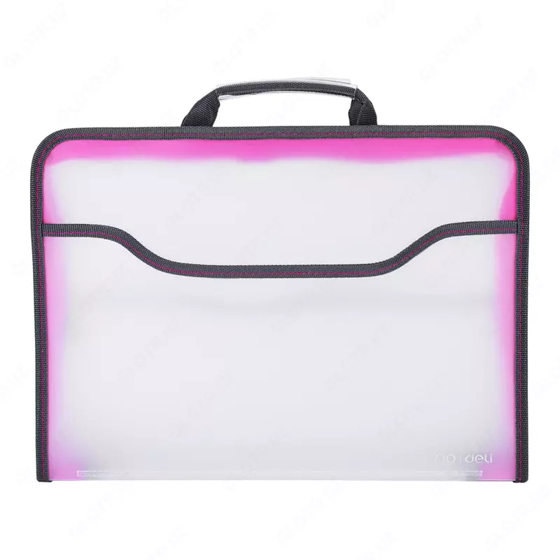 Папка - портфель Deli RIO  2 отделения  А4  заст. ZIP-молния (Арт.- 38129) Ассортимент