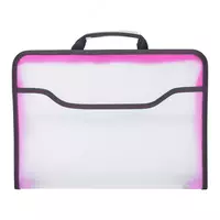 Папка - портфель Deli RIO  2 отделения  А4  заст. ZIP-молния (Арт.- 38129) Ассортимент