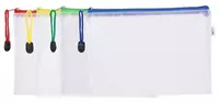 Пластиковая папка для документов Deli Clasic  1 отд.  А5  заст. молния (Арт.- 5656) Цв. ассорти