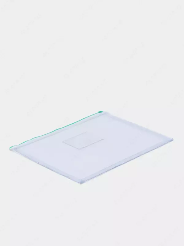   Plastik fayl papkasi Deli  1 bolim  A4  mahkamlangan. ZIP fermuar (m. - 5586)