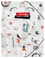 Hujjat papkasi Berlingo Kosmosda birinchi  1 bolim  A4  320 x 246 x 50 mm  600 mikron (Art. - FB4_A4208) Rang