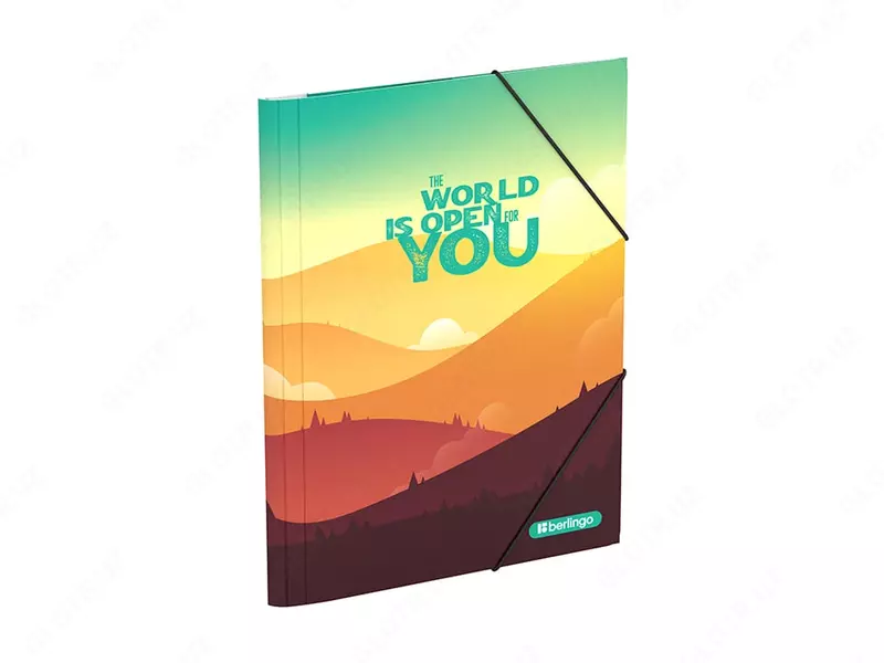 Папка для документов Berlingo Scenic  1 отд.  А4  320 х 246 х 50 мм  600 мкм (Арт. - FB4_A4S16) Цветная