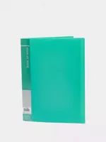  Пластиковая папка для документов Deli 10 вклад.  А4  315 x 245 x 14 мм  500 мкм (Арт. - 5001) Цв. ассорти - 