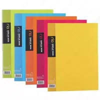 Пластиковая папка для документов Deli RIO  10 вклад.  А4  315 x 245 x 14 мм  500 мкм (Арт. - 5031) Цв. ассорти