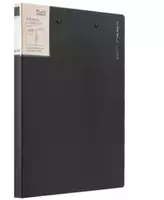 Пластиковая папка для документов Deli Nusign 182  2 зажима  А4  315 x 235 x 18 мм  500 мкм (Арт.- 182-NS-gr) Серая