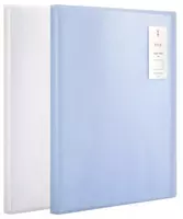 Пластиковая папка для документов Deli 20 вклад.  А4  310 x 235 x 14 мм  500 мкм (Арт. - 5162) Ассортимент