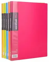 Пластиковая папка для документов Deli RIO  20 вклад.  А4  315 x 235 x 14 мм  500 мкм (Арт. - 5032) Цв. ассорти