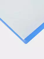   Пластиковая папка для документов Deli Eco  20 вклад.  А4  310 x 235 x 14 мм  300 мкм (Арт. - 38145) Голубая