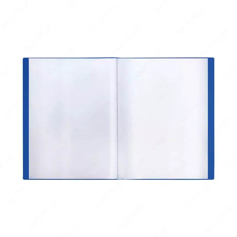  Пластиковая папка для документов Стамм 30 вклад.  А4  310 x 235 x 17 мм  500 мкм (Арт. - ММ-32201) Синяя - 