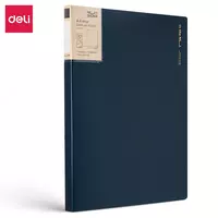 Пластиковая папка для документов Deli Nusign 190  30 вклад.  310 х 235 х 17 мм (Арт. - 190-NS-bl) Синяя