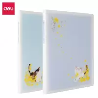 Пластиковая папка для документов Deli 30 вклад.  А4  310 x 235 x 18 мм  500 мкм (Арт. -  72607) Ассортимент