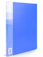 Пластиковая папка для документов Deli 30 вклад.  А4  310 x 235 x 18 мм  500 мкм (Арт. - 5230) Голубая