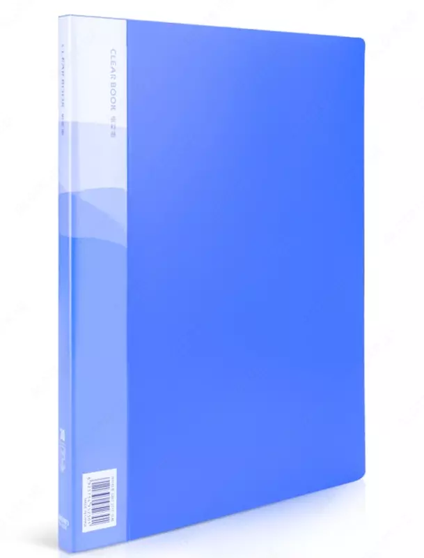 Пластиковая папка для документов Deli 30 вклад.  А4  310 x 235 x 18 мм  500 мкм (Арт. - 5230) Голубая