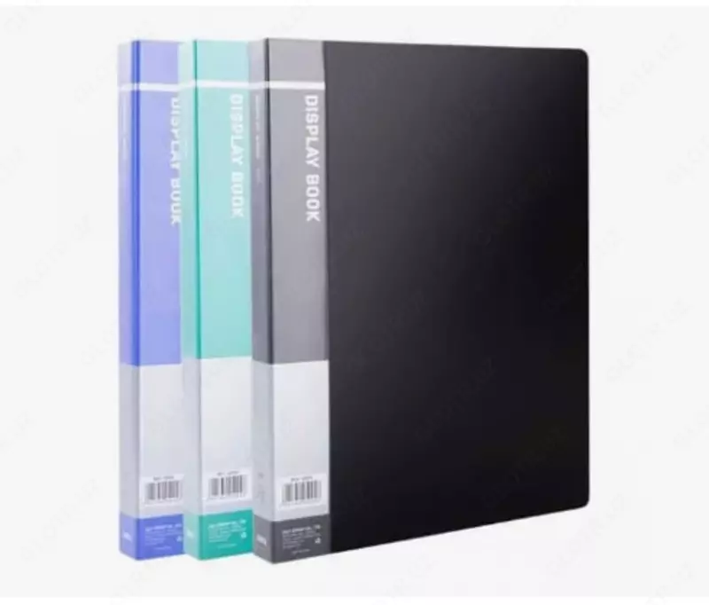 Пластиковая папка для документов Deli 40 вклад.  А4  315 x 235 x 21 мм  500 мкм (Арт. - 5004) Ассортимент