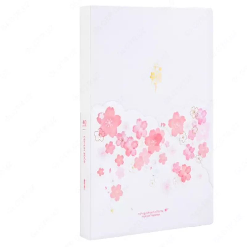 Пластиковая папка для документов Deli Sakura  40 вклад.  А4  210 x 297 x 24 мм  500 мкм (Арт. - 72643) Белая