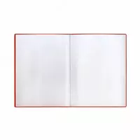  Пластиковая папка для документов Стамм 60 вклад.  А4  310 x 235 x 21 мм  600 мкм (Арт. - ММ-32211) Красная - 