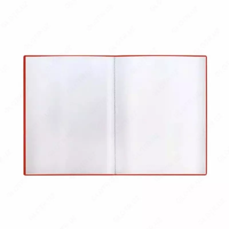  Пластиковая папка для документов Стамм 60 вклад.  А4  310 x 235 x 21 мм  600 мкм (Арт. - ММ-32211) Красная - 