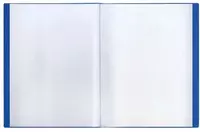  Hujjatlar uchun plastik papka Stamm 60 varaq  A4  310 x 235 x 21 mm  600 mikron (Art. - MM-32209) Moviy - 