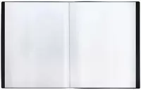  Пластиковая папка для документов Стамм 60 вклад.  А4  310 x 235 x 21 мм  600 мкм (Арт. - ММ-32208) Черная - 