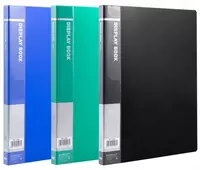 Hujjatlar uchun plastik papka Deli 60 varaq  A4  310 x 235 x 34 mm  500 mikron (Art. - 5005) Assortiment