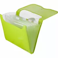   Пластиковая папка-портфель для документов Deli RIO  7 отд.  А4  заст. резинка (Арт.- 38127) Ассортимент