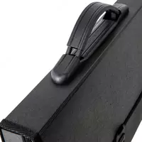  Пластиковая папка-портфель для документов Deli 7+1 отд.  330 х 238 х 36 мм  заст. замок (Арт.- 5577) Черная Только в розницу