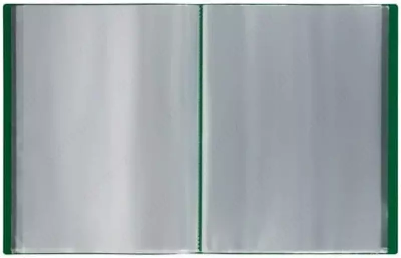  Hujjatlar uchun plastik papka Stamm 80 varaq  A4  310 x 230 x 30 mm  600 mikron (Art. - MM-32268) Yashil - 