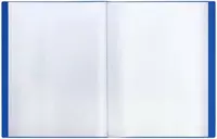  Пластиковая папка для документов Стамм 80 вклад.  А4  310 x 230 x 30 мм  600 мкм (Арт. - ММ-32267) Синяя - 