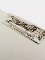   Пластиковая папка для документов (боковой зажим) Deli Nusign 181  А4  315 x 235 x 18 мм  500 мкм (Арт.- 181-NS-wt) Белая