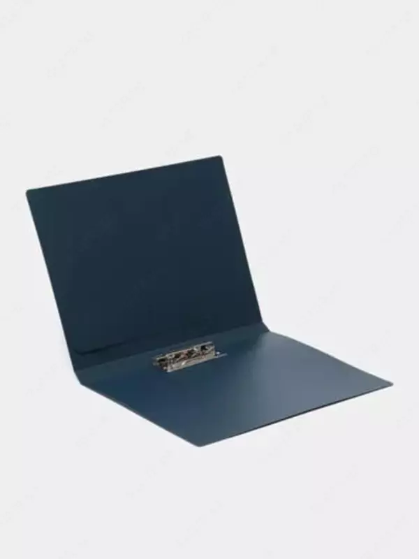  Пластиковая папка для документов (боковой зажим) Deli Nusign 181  А4  315 x 235 x 18 мм  500 мкм (Арт.- 181-NS-bl) Темно/синяя - 