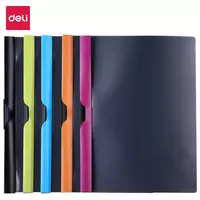 Deli Vivid  A4  310 x 220 x 150 mm  30 l  boglash uchun klipli papka. (m. - 38964) Assortiment